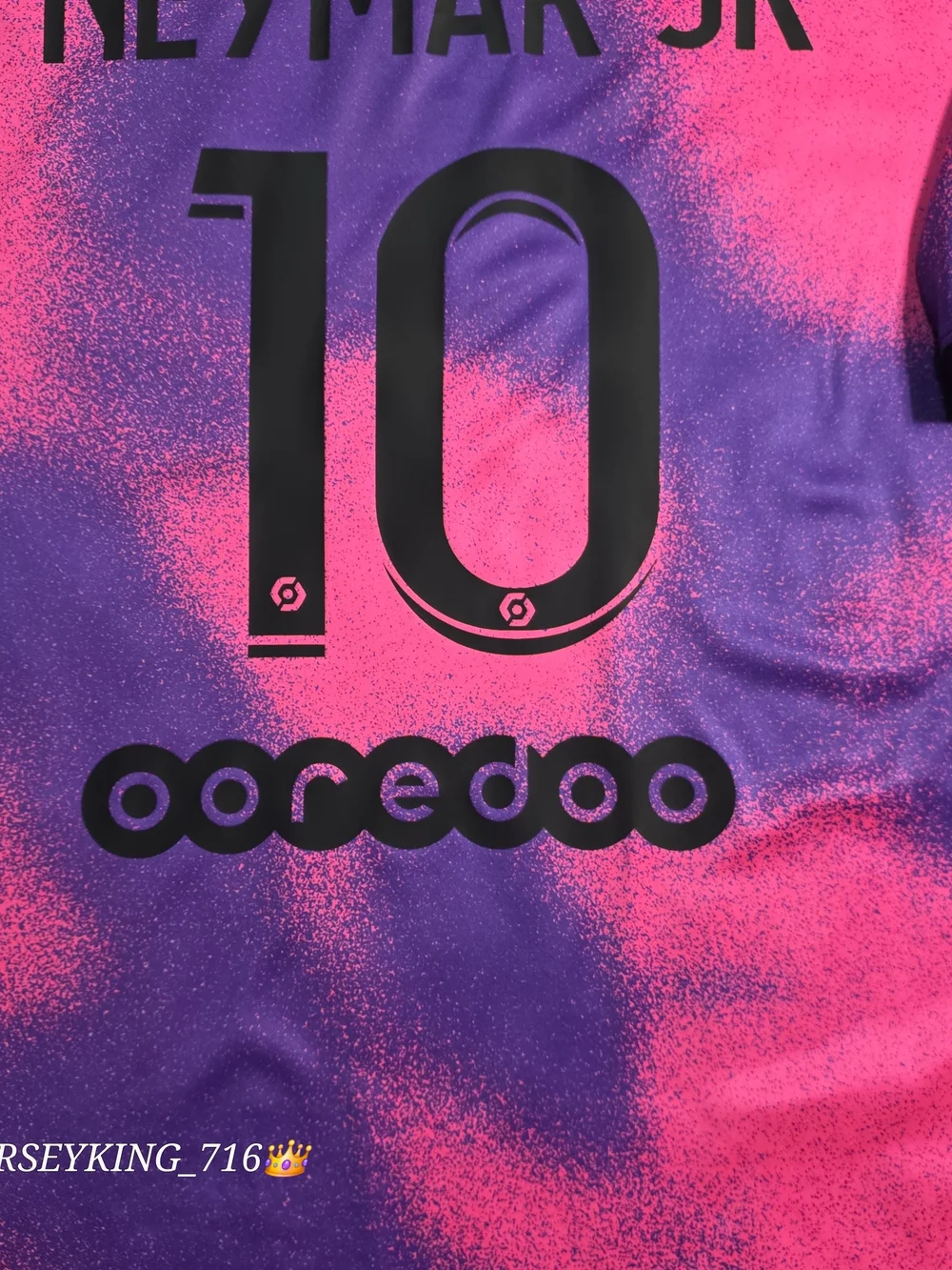 Jordan X PSG Neymar Jr #10 2020/2021 Fourth Hyperpink Jersey Rare XXL Ligue 1